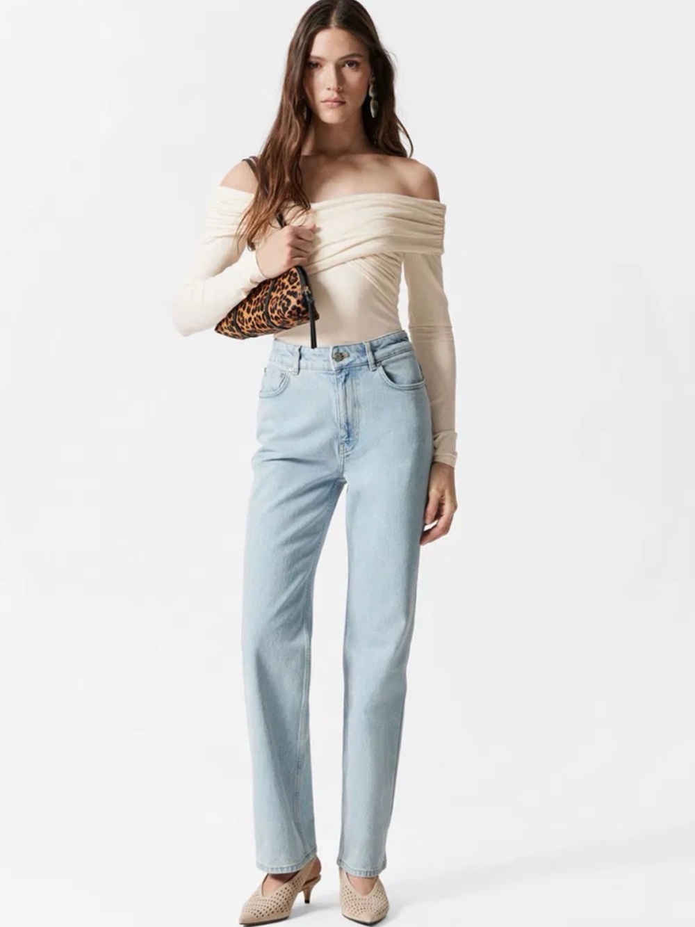 & Other Stories Pale Blue Straight High-Rise Jeans